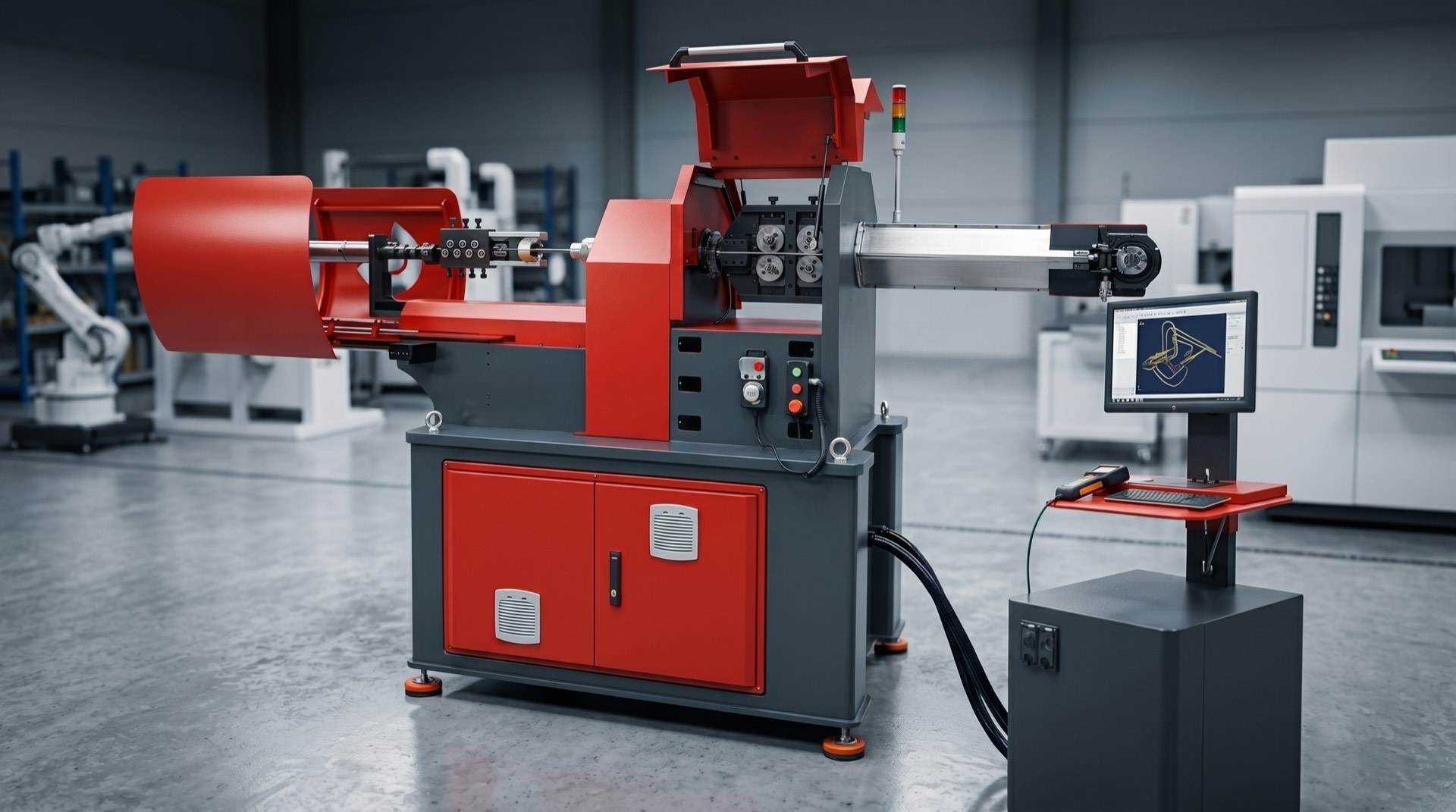 Tel ve Boru Bükme Makinelerinde CNC Otomasyon